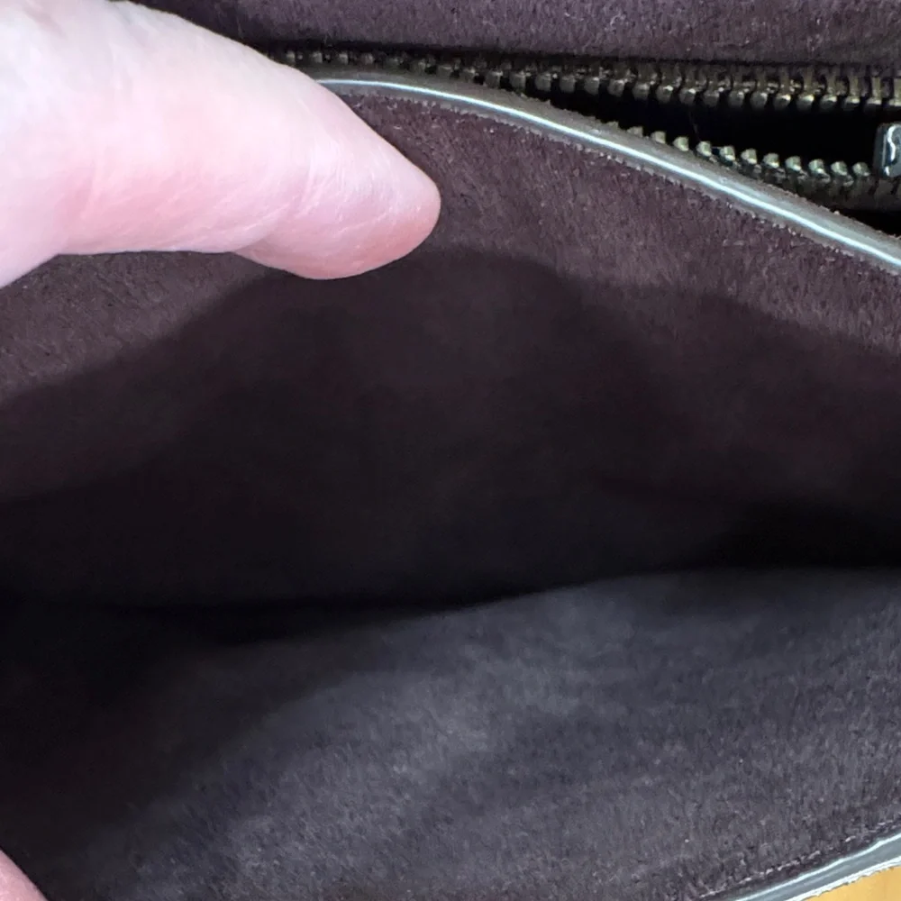 Coach Rare Exotic Top Handle Parker Bag Suede interior PRISTINE - Picture 9 of 16